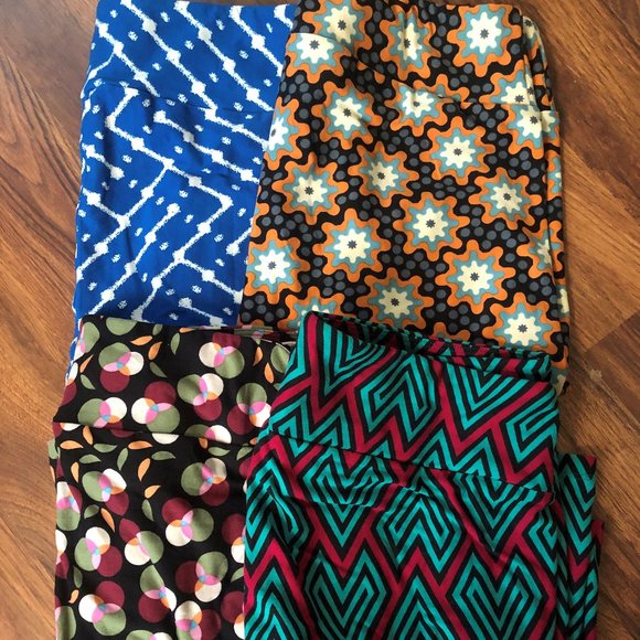 LuLaRoe Pants - NWOT LuLaRoe TC 4 pairs of Leggings Fun Designs